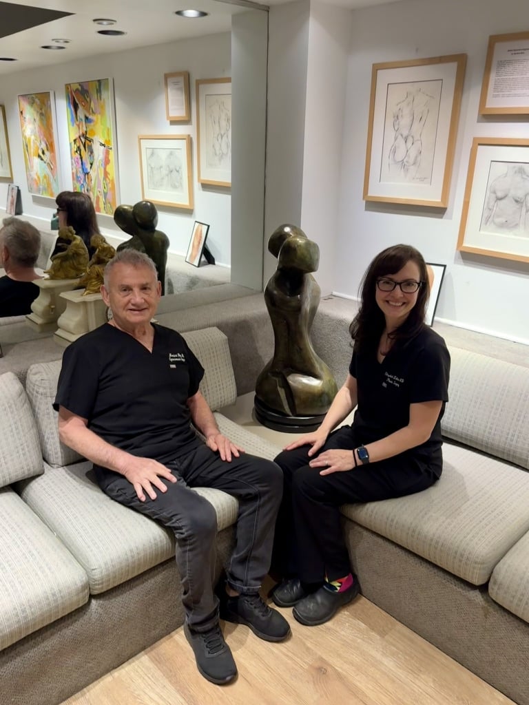 dr zellner sitting with dr blau